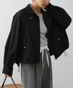 Куртка с завязками по низу и застежкой-молнией Colony 2139, цвет Black