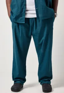 Брюки-Слипоны с эластичным поясом из комбинированной ткани Sthuge, Ink Blue