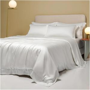 DARSOME Шелковый комплект постельного белья White