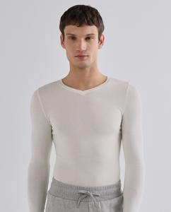 Белая термомужская майка Sensitive Thermolactyl Grade 3 Damart, белый