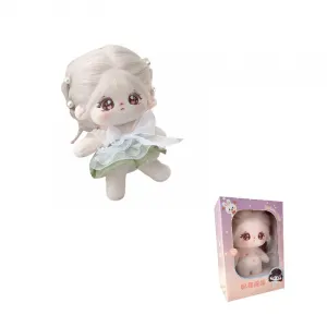 Одежда для кукол из хлопка платье для кукол плюшевая кукла высота 20см Dolls and bears dance, Elsa Naked Doll+Beautiful Dream (Pearl Hair Accessory Not Included)
