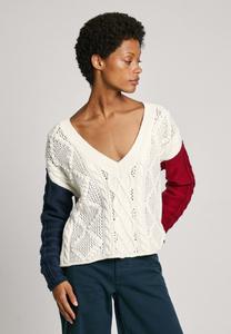 Джемпер HADA V-NECK Pepe Jeans, кремовый