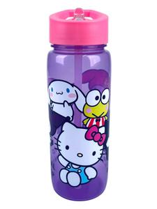 Розовая бутылка для воды Hello Kitty объемом 600 мл