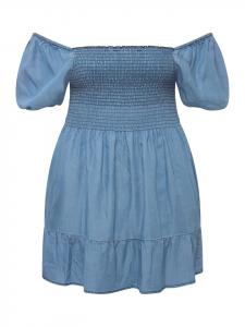 Блузка Ulla Popken, синий деним