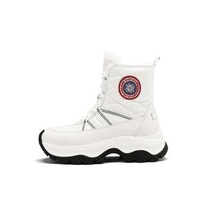 Теплые, увеличивающие рост, нескользящие короткие зимние ботинки для женщин BOERDIQI, Black