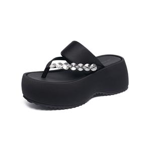 Женские шлепанцы с подошвой из композитного материала EVA, устойчивые к скольжению и истиранию RED DRAGONFLY, Black