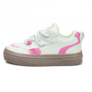 Кроссовки для скейтборда женские низкие мятно-зеленый/бежевый/кофейно-коричневый B10Crown