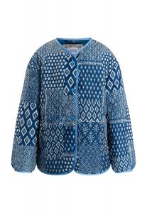 Стеганая куртка DreiMaster, цвет Dunkelmariner Druck