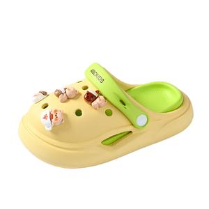 Детские тапочки с противоскользящим покрытием ABC KIDS, зеленый