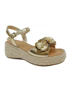Сандалии на платформе Mercy Casual для девушек plus-size Nina, золотой