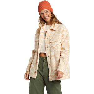 Женский свитер-рубашка Happy Camper с пуговицами Billabong, Wet Sand