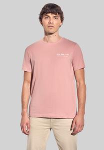 Футболка с принтом MIT WORDING DETAIL Street One MEN, цвет Rosa