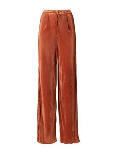 Брюки со складками спереди Nasty Gal Wide leg Pleat-Front Pants, оранжевый