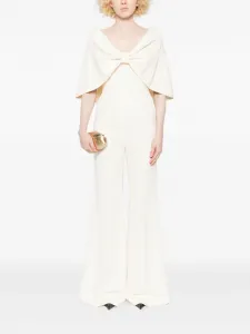 Комбинезон из кадди Elie Saab, белый