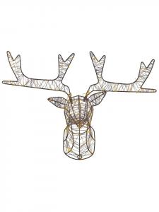 Beliani Светодиодная декоративная подсветка NELLIM черного цвета - (Ш) 61 x (В) 47 x (Д) 18 см