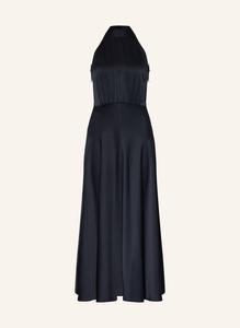 Атласное платье рео Samsøe Samsøe, синий