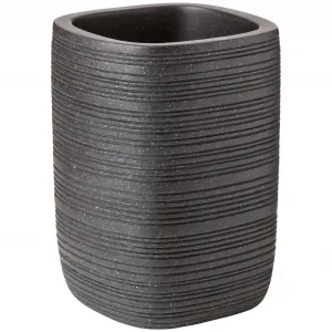 Чашка для зубной щетки Sanotechnik «GLAS BAMBU», черный