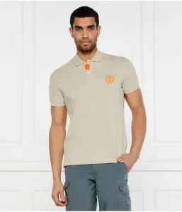 Поло E-CLANIS SS relaxed fit Napapijri, бежевый