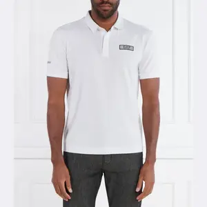 Рубашка поло стандартного кроя Ea7, белый