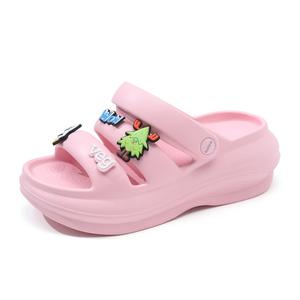 Детские шлепанцы с противоскользящей подошвой и износостойкими подошвами для подростков Sang Nick, розовый