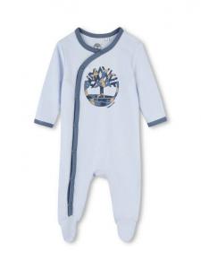 Комбинезон с детским логотипом Timberland, цвет Pale Blue