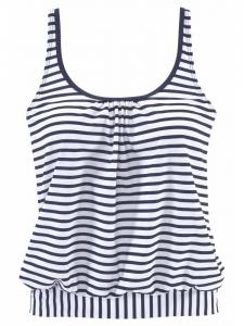 Верх бикини Venice Beach, цвет weiß/marine/gestreift