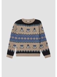 Вязаный свитер 86X1_коричневый s.Oliver