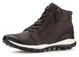 Ботинки Gabor Rollingsoft на шнуровке, с профилированной резиновой подошвой, серый