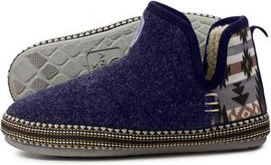 Женские домашние тапочки ARIAT с верхом из мягкой акриловой/шерстяной смеси и резиновой подошвой для использования дома и на улице, Denim Southwest