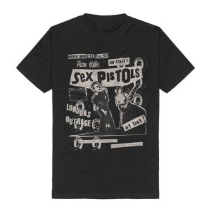 Футболка Sex Pistols London's Outrage, черный