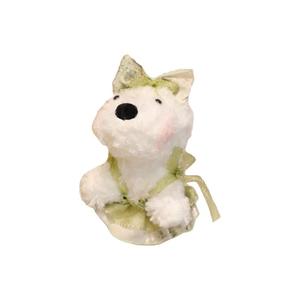 Плюшевый кулон West Highland Dolls высота 13 см Pampered Journal, зеленый