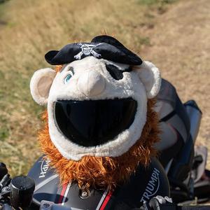 Чехол для шлема Moto Loot, белый / коричневый