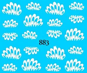 Водные наклейки для ногтей - №883, Raisin