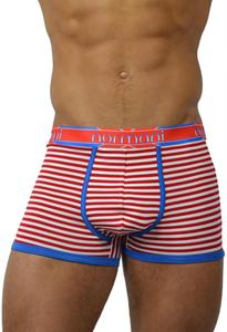 Боксеры normani 6 Stück Retro Boxershorts aus Baumwolle, цвет Red Cross