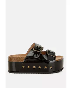 Женские туфли-слипоны Merton Studded Flatform London Rag, черный