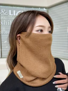 Многофункциональный флисовый шарф-воротник для женщин Doux Belle, цвет Brown