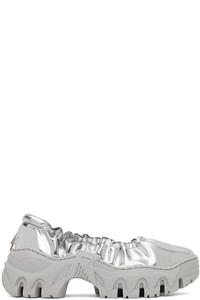 Эксклюзивные балетки SSENSE Silver Boccaccio II Rombaut
