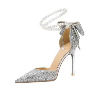 TAOLEI Женские черные туфли на высоком каблуке