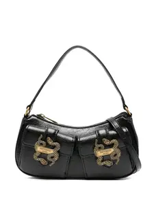 Сумка на плечо с пряжкой Just Cavalli, черный