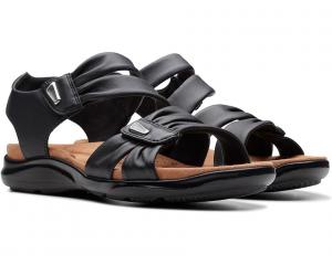 Сандалии Clarks Kitly Ave, цвет Black Leather