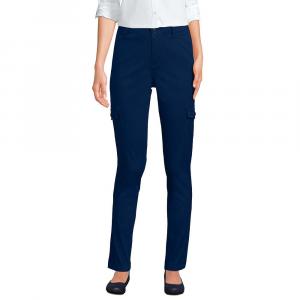 Женские узкие брюки-чиносы Lands End со средней посадкой Lands' End, цвет Deep Sea Navy