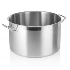 Профессиональная кастрюля из нержавеющей стали с крышкой, 44,0 литра, ØxВ: 45 x 29 см WAS Germany