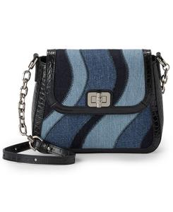 Маленькая джинсовая сумка через плечо Gianna Brahmin, Retro Blue Lismore