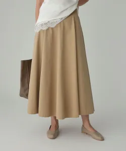 Расклешенная юбка из стираного хлопка Babylone, цвет Beige(55)