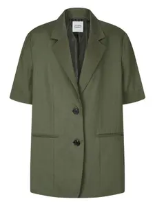 Жакет с короткими рукавами и заостренными лацканами Studio Tomboy, зеленый