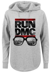 Толстовка F4NT4STIC Oversized Hoodie Run DMC Hip Hop Music Band NYC, серый