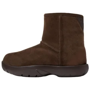 Bottega Veneta Снежные ботинки Snap Short для женщин, темно-коричневые