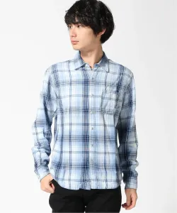 Рубашка в клетку «Мадрас» стандартного кроя (M)