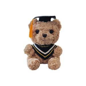 Плюшевый мишка на выпускной плюшевая кукла высота 23см MENGMENGBUNNY, желтый