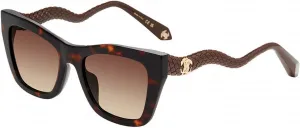 Солнцезащитные очки Roberto Cavalli SRC 129 M 0743 Коричнево-желтые, цвет Гавана -, brown